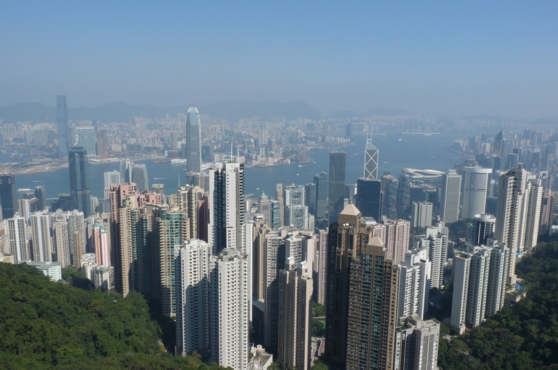 Хонг Конг, гледката от връх Виктория
